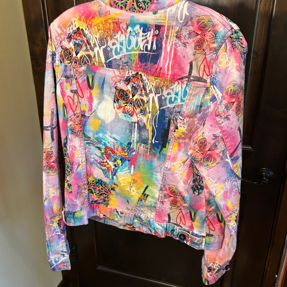 Mexican Designer Colorful Women's Jacket - image 2